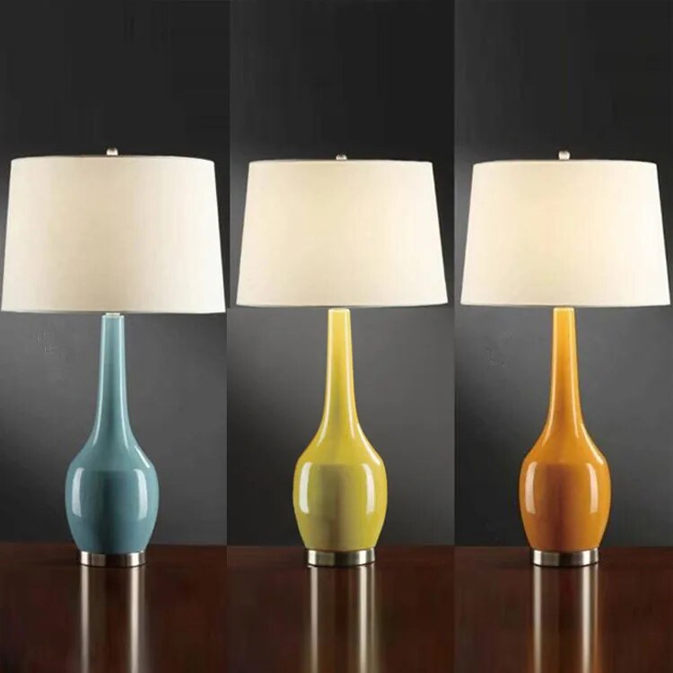 American ceramic table lamp