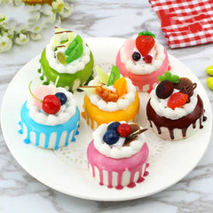 Artificial Kitchen Fruit Cakes Toy