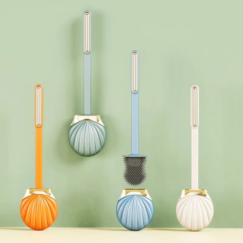 Silicon Flat toilet brush