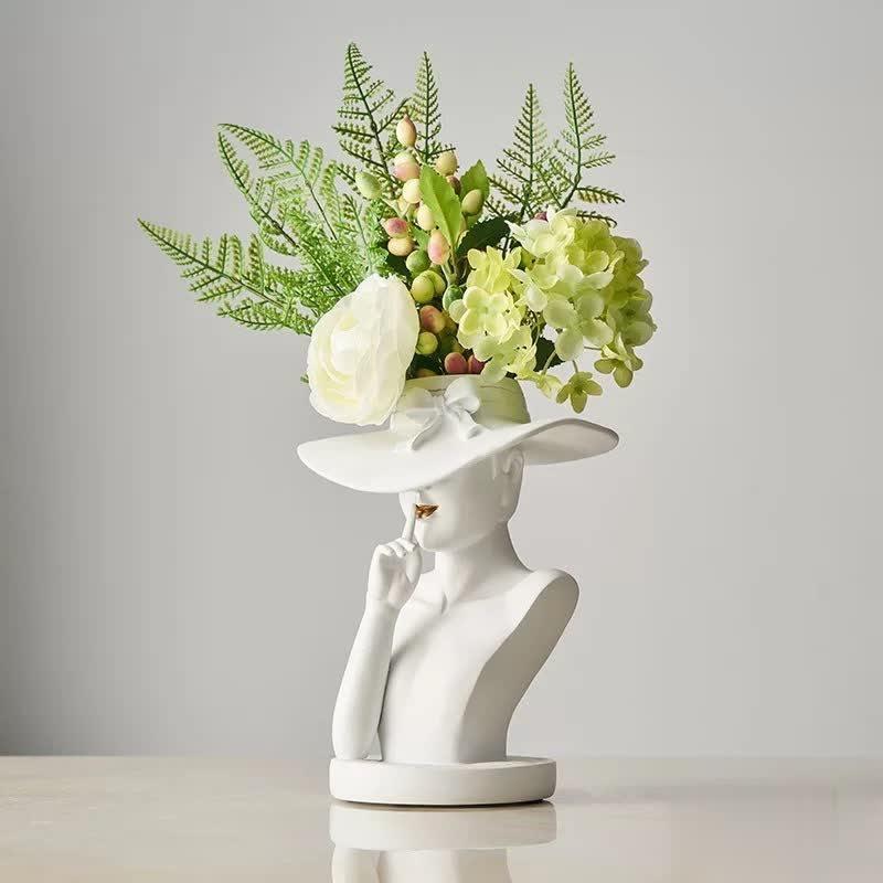 Lady Hat Vase